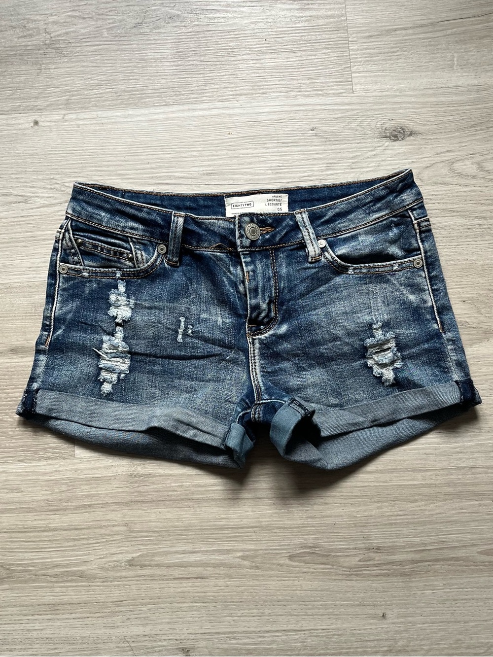 y2k lowrise denim mini shorts